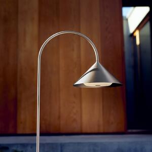 FRANDSEN LED лампа за забиване в земята Grasp, неръждаема стомана, 82 cm, IP44, Затъмняване, Металик, Неръждаема стомана, Дизайн