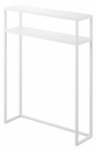 Бяла метална конзолна маса 18x60 cm Tower – YAMAZAKI