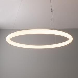 Artemide Азбука на светлината кръгла via app 90 cm, Затъмняване, Бял, Дневна/трапезария, Пластмаса, Дизайн