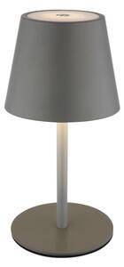 Globo 58488G-LED Настолна външна лампа VANNIE, димируема, сензорна, презареждаема, 3W/5V IP54 1800mAh, сива