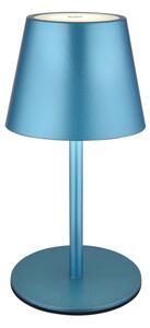 Globo 58488BL-LED настолна лампа VANNIE — сензорно димерно управление, акумулаторна за външна употреба, 3W/5V, IP54, 1800 mAh, синя