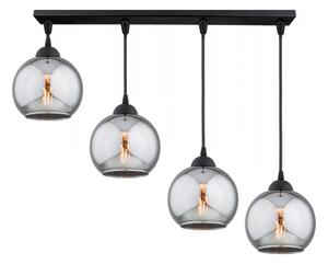 Brilagi - Полилей на кабел DIOR 4xE27/60W/230V черен/димно сив