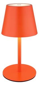 Globo 58488R-LED димируема сензорна презареждаема външна настолна лампа VANNIE 3W/5V IP54 1800mAh червена