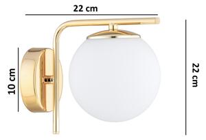 Brilagi - стенна лампа MILO 1xE27/60W/230V златна