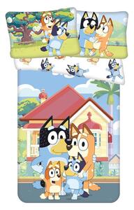 Памучно детско спално бельо за детско креватче 100x135 cm Bluey – Jerry Fabrics