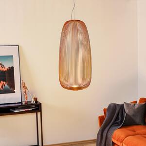 Foscarini Spokes 1 LED висяща лампа с регулируема яркост, мед, Затъмняване, Мед, Дневна/трапезария, Метал, Дизайн