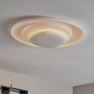 Foscarini Bahia LED плафон с регулируема яркост, 76 см, Затъмняване, Бял, Дневна/трапезария, Пластмаса, Дизайн