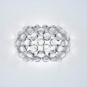 Foscarini Caboche Plus piccola R7s стенна лампа прозрачна, Затъмняване, Прозрачен, Дневна/трапезария, Пластмаса, Дизайн