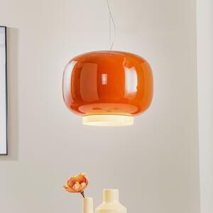 Foscarini Chouchin 1 LED висяща лампа, оранжева, Затъмняване, Оранжев, Кухня, Стъкло, Дизайн