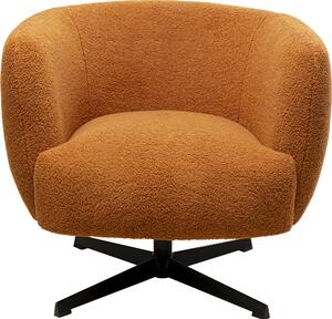 Въртящо се кресло Peony Fuzzy Brown