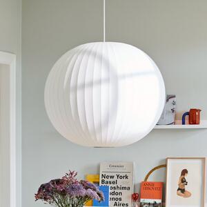 HAY Nelson Ball Bubble висяща лампа L Ø 68 cm, Затъмняване, Бял, Дневна/трапезария, Пластмаса, Дизайн