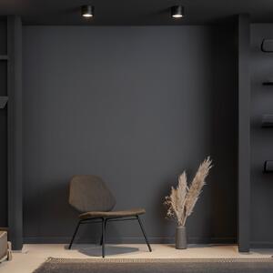 LOOM DESIGN Ray LED спот за таван Ø9,3cm 13W черен, Затъмняване, Черен, Дневна/трапезария, Метал, Модерен