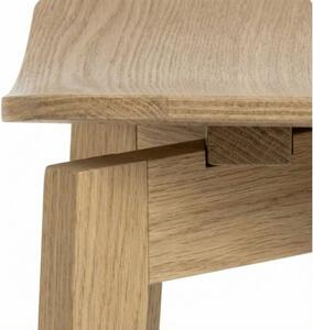 РОКСИ Естествен дъб - ДЪРВЕН ХОКЕР БАР СТОЛ 66 cm ЗА КУХНЯ ХОЛ РЕСТОРАНТ РЕТРО