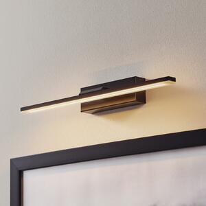 MCJ LED осветление за стена Miroir 40 cm черно 3000K, Черен, Баня, Метал, Модерен
