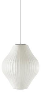 HAY Nelson Pear Bubble Висяща Лампа M Off-White - Herman Miller, Бял, Дневна/трапезария, Пластмаса
