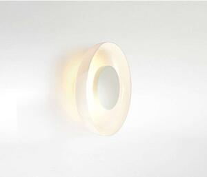 MARSET LED стенна лампа Aura Plus, Ø 25 cm, опал, Бял, Дневна/трапезария, Стъкло, Дизайн