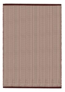 Бордо/в естествен цвят ръчно изработен вълнен килим 140x200 cm Talo – noo.ma