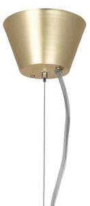Globen Lighting Висяща лампа Torrano Ø 30 cm Травертин, Затъмняване, Бежов, Дневна/трапезария, Стъкло, Дизайн, Глобус