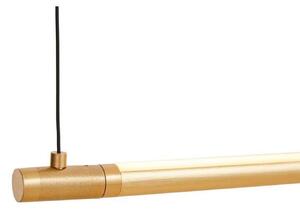 LOOM DESIGN LED висяща лампа Straw 200, златна, алуминий, Затъмняване, Злато / месинг, Дневна/трапезария, Алуминий, Модерен