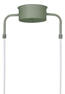 Globen Lighting Висяща лампа CURVE 3, зелена, 3-свещник, 95 cm, Затъмняване, Зелен, Дневна/трапезария, Метал, Винтидж