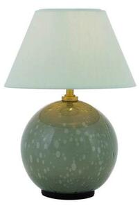 Globen Lighting акумулаторна настолна лампа IRIS, зелена, височина 23 cm, Затъмняване, Зелен, Дневна/трапезария, Стъкло, Винтидж