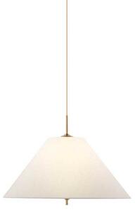 Globen Lighting Висяща лампа IRIS, кремава, Ø 50 cm, Затъмняване, Бежов, Дневна/трапезария, Плат / текстил, Винтидж