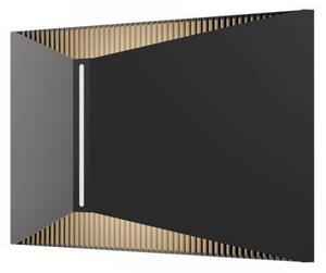 LOOM DESIGN LED външна стенна лампа X, черна, IP65, алуминий, Затъмняване, Черен, Алуминий, Модерен