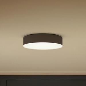 Philips Hue Enrave LED лампа за таван 26,1 см черна, Затъмняване, Черен, Дневна/трапезария, Метал, Модерен