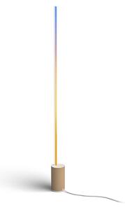 Philips Hue LED подова лампа Gradient Signe Oak, Затъмняване, Дърво, Дневна/трапезария, Дървесина, Модерен