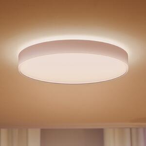 Philips Hue Светодиодна лампа за таван Enrave 55,1 см бяла, Затъмняване, Бял, Дневна/трапезария, Метал, Модерен