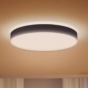 Philips Hue Enrave LED лампа за таван 55,1 см черна, Затъмняване, Черен, Дневна/трапезария, Метал, Модерен