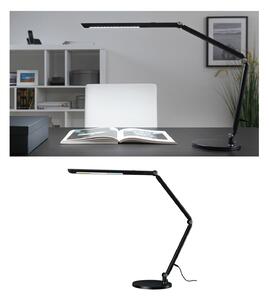 Paulmann LED настолна лампа FlexBar на Paulmann, черна, 36 см, CCT, Затъмняване, Черен, кабинет / офис, Метал, Модерен