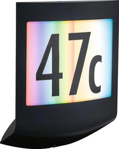Paulmann 94513 - RGBW LED/8,2W IP44 Димируемо осветление за номер на къща PADEA 230V