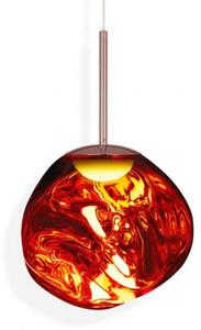 Tom Dixon LED висяща лампа Melt Mini, Ø 28 cm, мед, Затъмняване, Мед, Дневна/трапезария, Пластмаса, Дизайн