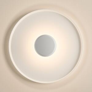 Vibia Top LED стенна лампа Ø 60 cm бяла, Затъмняване, Бял, Дневна/трапезария, Метал, Модерен