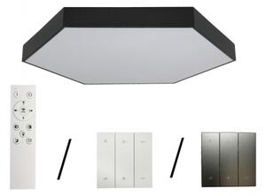 LED таванно осветително тяло LED/200W/230V 3000/4000/6500K диам. 100 cm черно