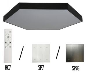 LED таванно осветително тяло LED/240W/230V 3000/4000/6500K диаметър 120 см черно