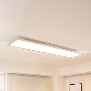 Arcchio LED панел Lysander, 50W, CCT, 119cm, сребърен, Затъмняване, Металик, кабинет / офис, Алуминий, Модерен
