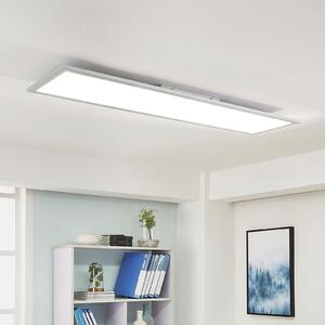 Arcchio LED панел Lysander, 32W, CCT, 119cm, сребърен, Затъмняване, Металик, кабинет / офис, Алуминий, Модерен