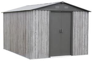 Метална къщичка за инструменти Helsinki 2,4 x 3 m Store Boss сив
