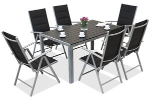 Градински комплект от алуминиев polywood Verona Garden Point за 6 души