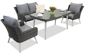 Градински мебели Bilbao Apetito 4 Garden Point антрацит