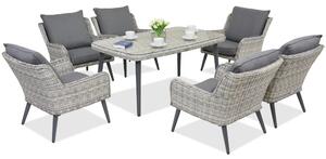 Градински мебели Bilbao Premium 6 Garden Point бяло