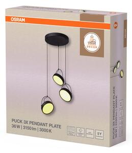 Osram - LED полилей на кабел DECOR PUCK 3xLED/12W/230V CRI 90 черен