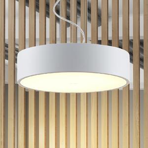 Arcchio LED висяща лампа Noabelle, Ø 40 cm, бяла, метал, Затъмняване, Бял, Кухня, Метал, Модерен