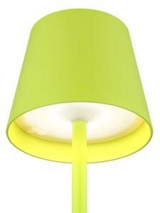 Globo 58488NG-LED Сензорно димируема акумулаторна външна настолна лампа VANNIE 3W/5V IP54 1800mAh зелена