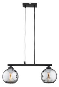 Brilagi - Полилей на кабел DIOR 2xE27/60W/230V черно/димно сиво