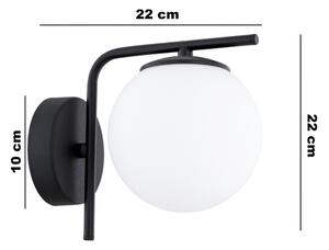 Brilagi - Настенна лампа MILO 1xE27/60W/230V черна