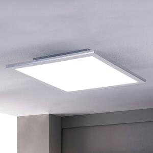 Lindby LED панел Livel, CCT, 62 cm x cm, дистанционно управление, Затъмняване, Металик, Кухня, Пластмаса, Модерен