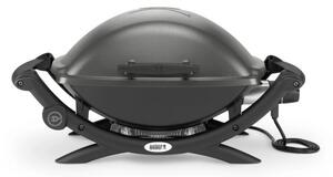 Електрическо барбекю Weber Q2400 WB55020079DL, 2200W, 290C, 55x39 см, Емайлирани с порцелан чугунени скари, Вградени дръжки, Тъмносив